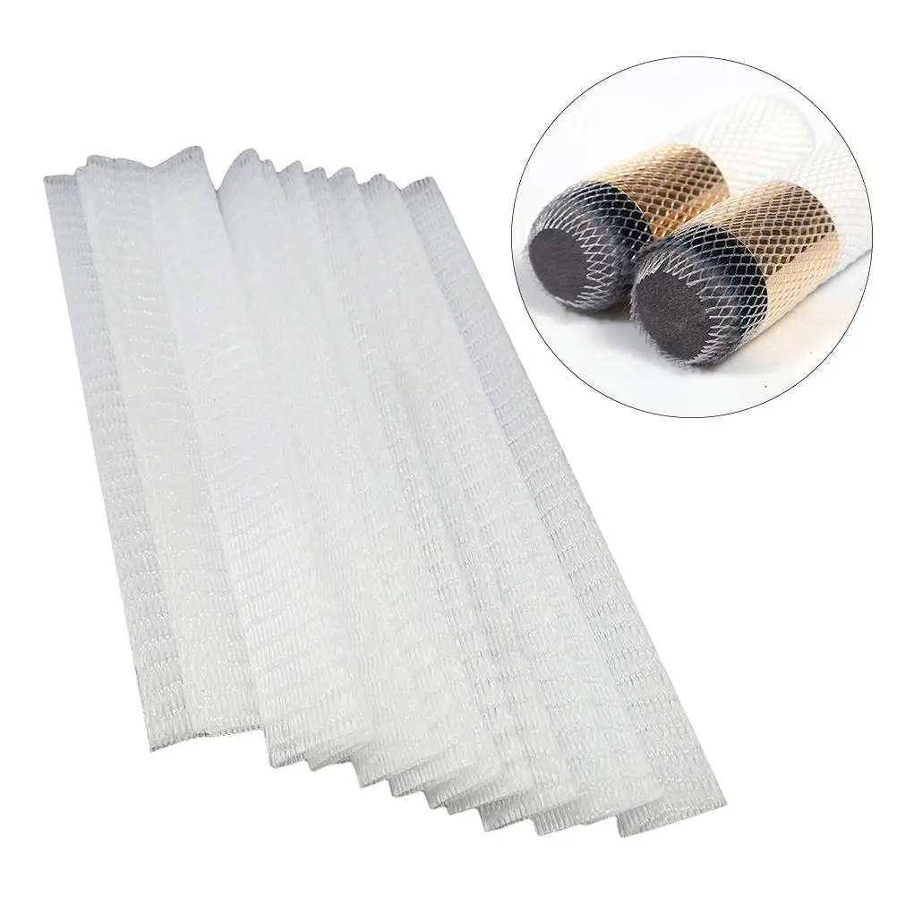 

100 Pcs Reusable Brush Protector Mesh Cover Bell Shaped Sleeve Make Up