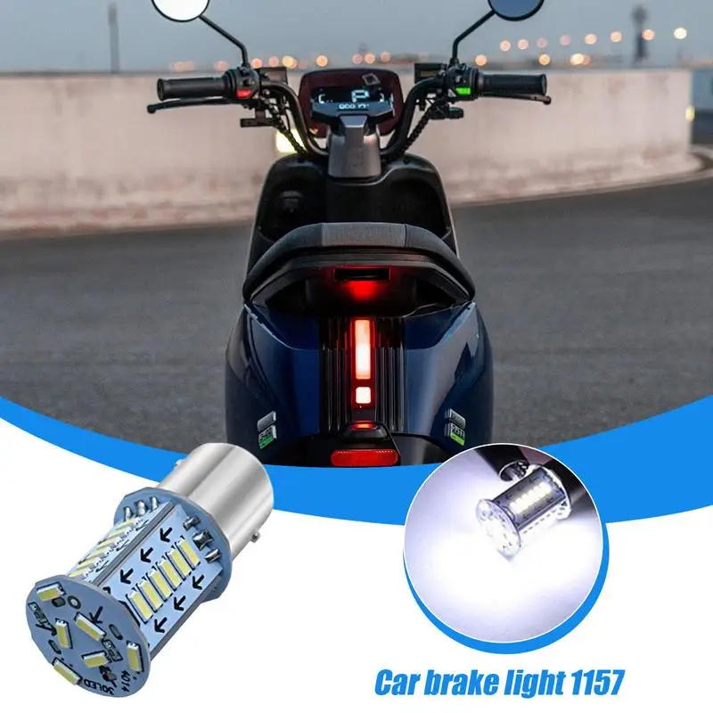 

LED Tail Light Bulb 1157 LEDs Flashing Stop Lamps Low Power Ultra Bright Upgraded LED Brake Light Replacement For Cars Trucks