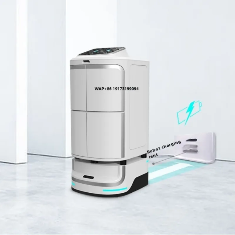 Hotel Food Delivery Robot Express Delivery Robot Programmable Intelligent Elevator Service Robot