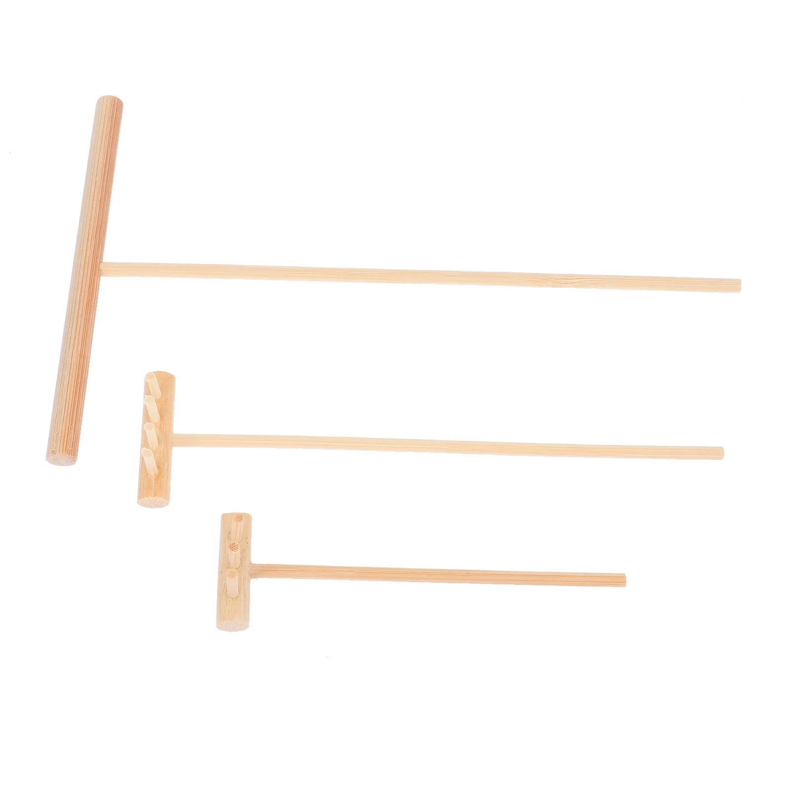 3 pçs mini ancinhos de jardim para zen jardim ferramentas de alisamento de areia desktop acessórios decoração sandbox ancinho