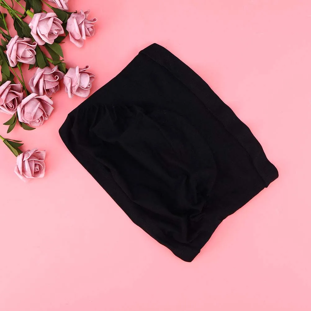 

2Xl Black Seamless Maternity Support Breathable Belly Band Care Stomach Lift Belt Pressure Relief Stretch Fabric