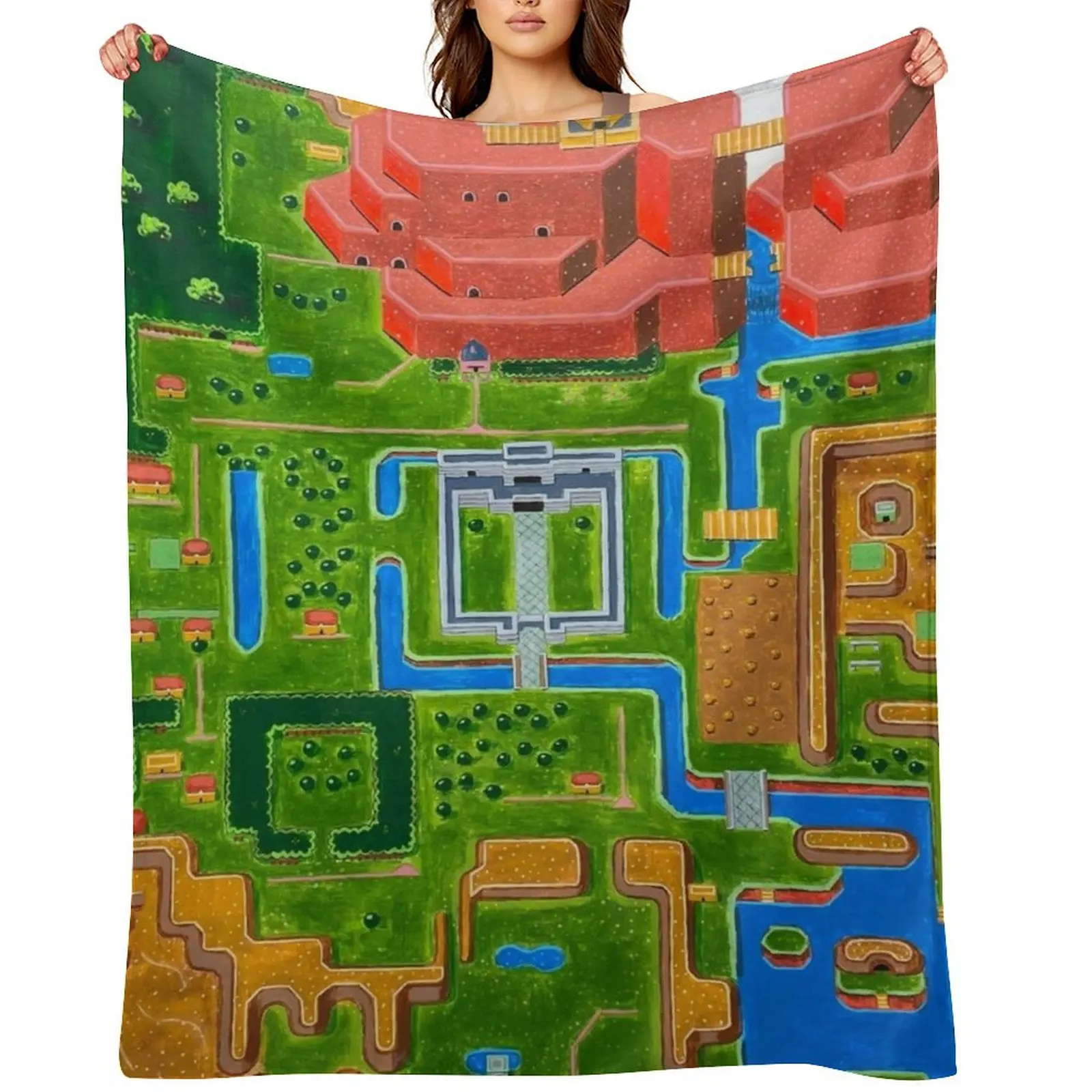 

Light World Throw Blanket Furrys halloween Bed covers Thin Blankets