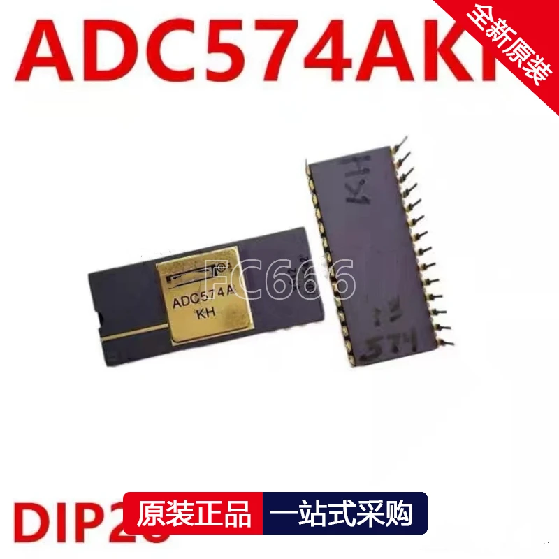 

1PCS ADC574AKH ADC574A DIP28 Analog to digital converter IC chip