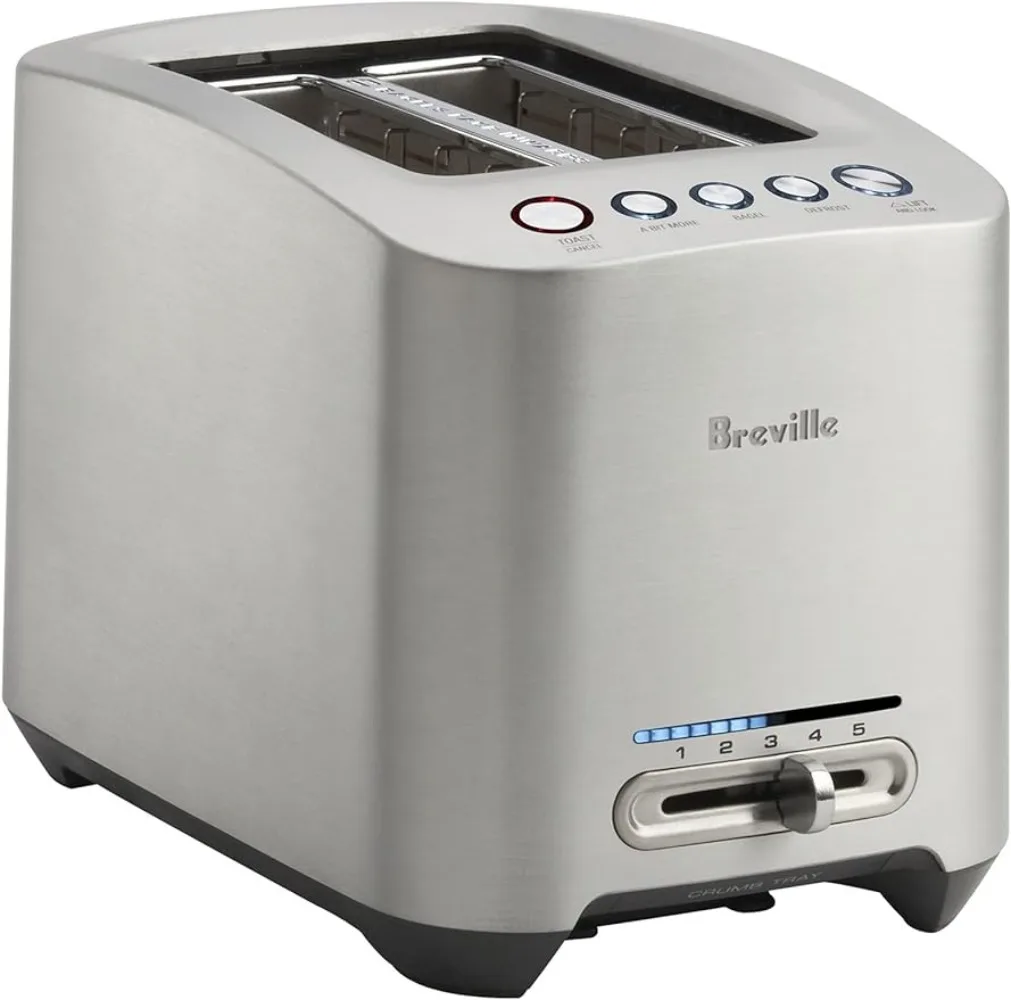 BTA820XL Die-Cast 2-Slice Smart Toaster, Brushed Stainless Steel