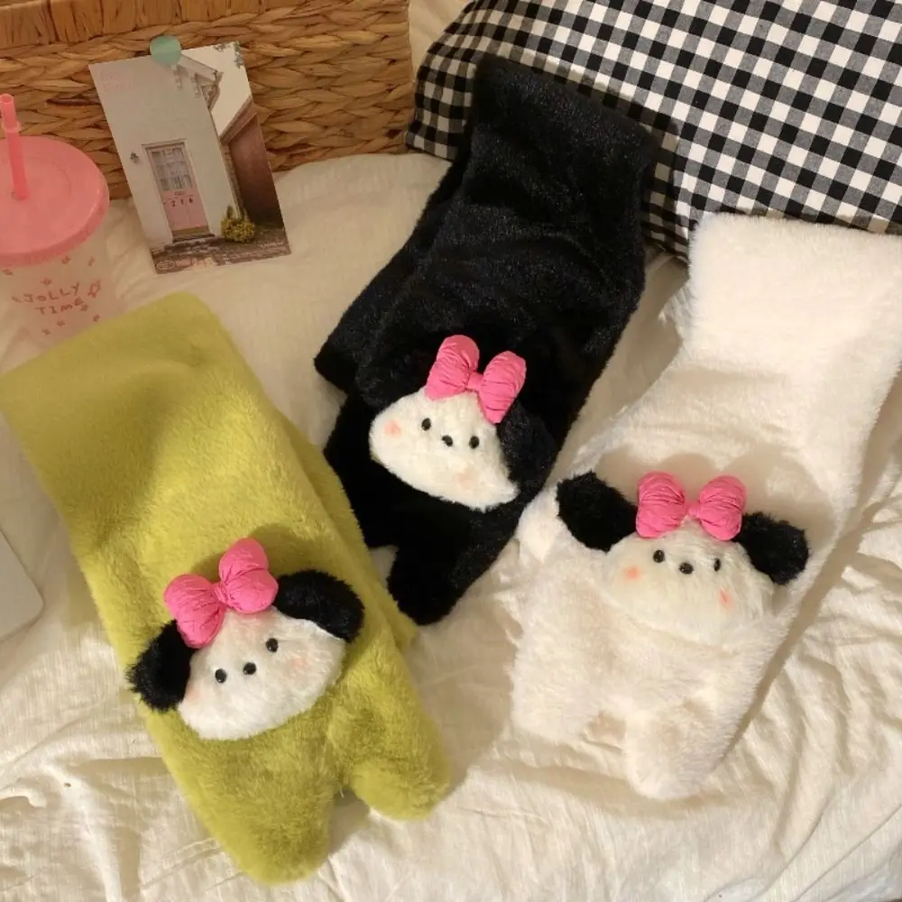 New Cross Scarf Cartoon Soft Neckerchief Wrap Windproof Cold Protection Neck Warmer Winter