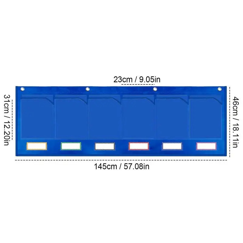 Imagem -06 - Wall Storage File Organizer com Label Grouping Pocket Chart Classroom Organização e Armazenamento Pendurado para Casa Gráfico