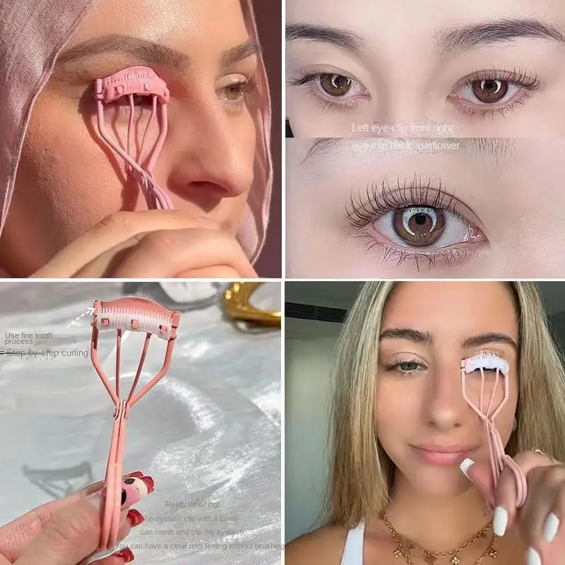 موسم العودة إلى المدرسة مع مشط جديد لتجعيد الرموش على شكل عباد الشمس وتجعيد الرموش طويل الأمد للمبتدئين ذو جودة عالية مخصصة #1