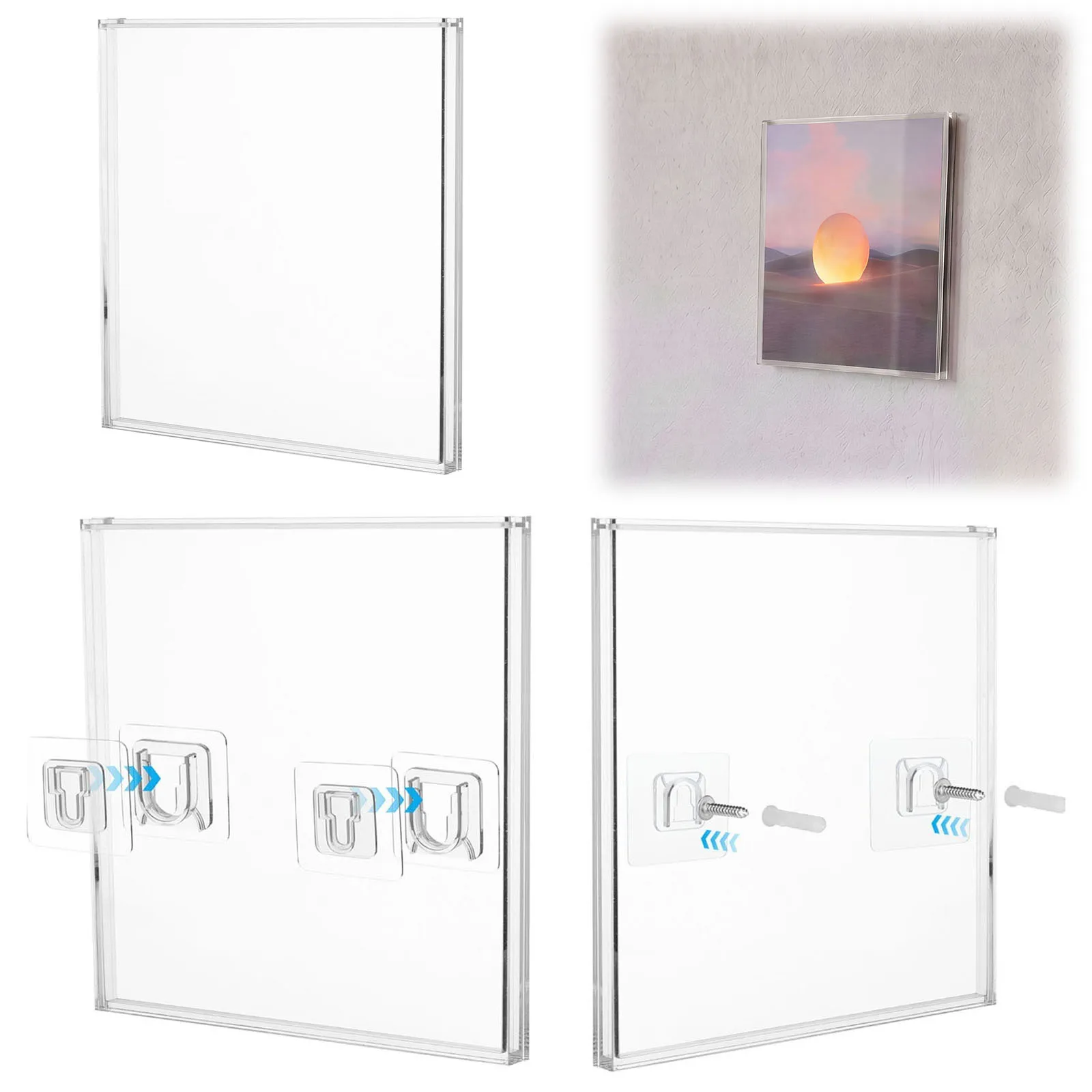7-inch Universal Vinyl Record Stand CD Display Stand Space Saving Magazine Organization Acrylic Tabletop Album Playing Holder