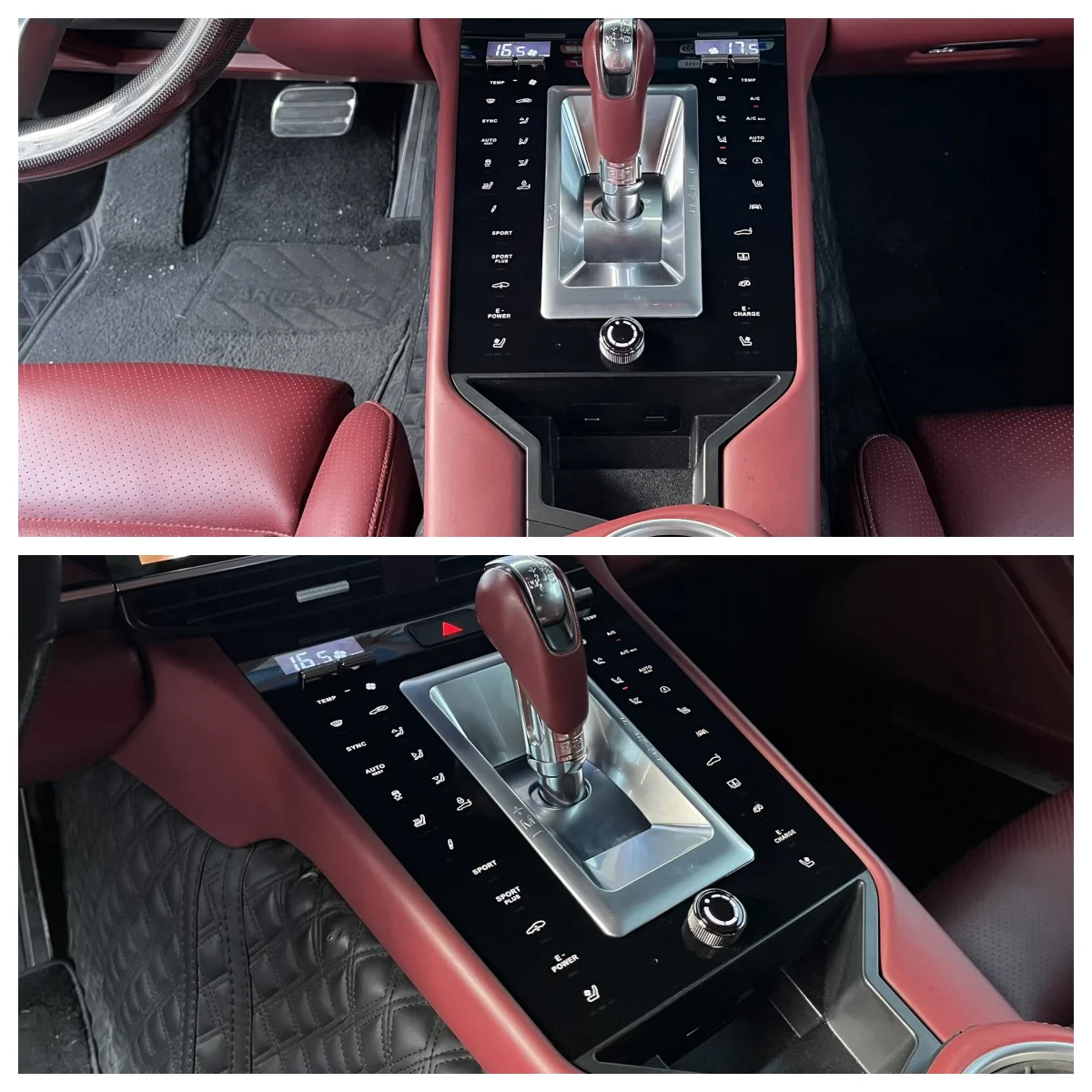 TOP Car Digital Console Front AC Panel Full Touch 2024 Style Upgrade For Porsche Macan 2014-2021 Multimedia Player Touch Control