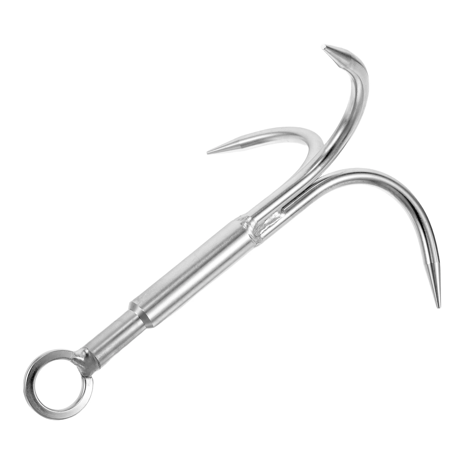 

Stainless Steel Anchor Hook Fishing Accessories Hooks Three Claw Climbing Metal Boat Sliding Bass Catfishing Bait for