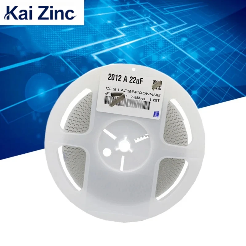 

2000 шт./катушка SMD 0805 22 мкФ 226 6,3 В 10 В 16 В 25 В X5RCконденсатор оригинальный новый