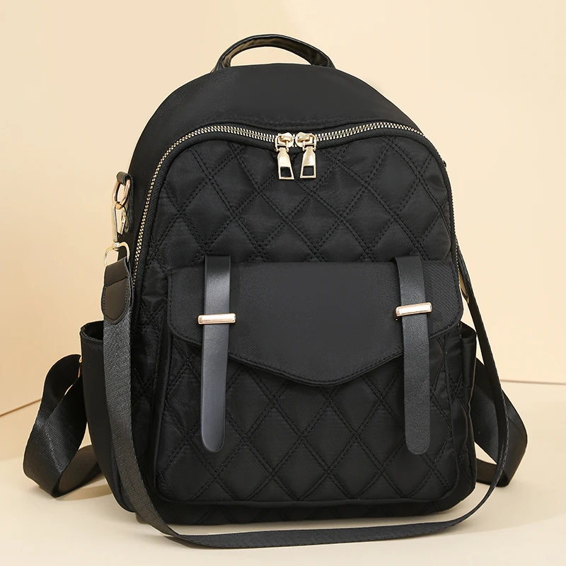 

Fashion Nylon Women's Backpacks Summer Hot Sale of The Season Cross-Border Trend Bookbag Mommy Outfit Dual-Shoulder Travel Bags