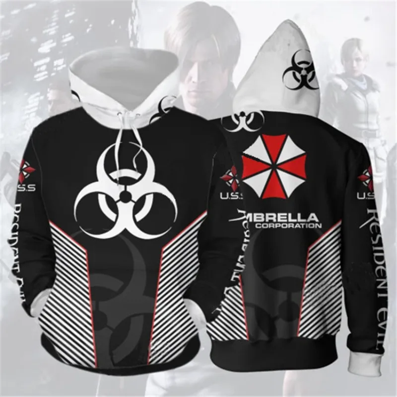 

Hot Residents Evils 3d Print Hoodie Fashion Hoodies Casual Hoodie Sweatshirt Harajuku Coat Unisex Sudaderas Clothing