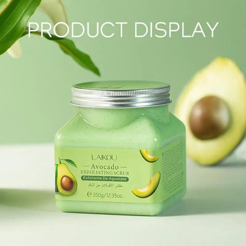 Avocado Facial Scrub Facial Care Scrub For Face Polish Mild Scrub Facial Exfoliator Festival Skin Care Gifts For Women & Men