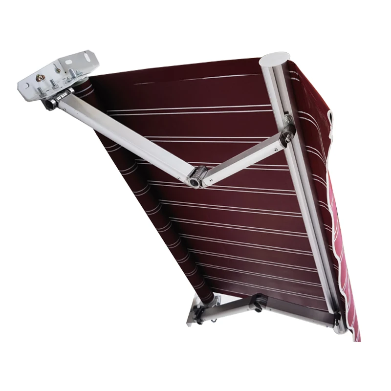 21m Projection Retractable Awning - For Courtyard, Parking & Retail - Durable PVC-Coated Fabric, Rustproof Structure