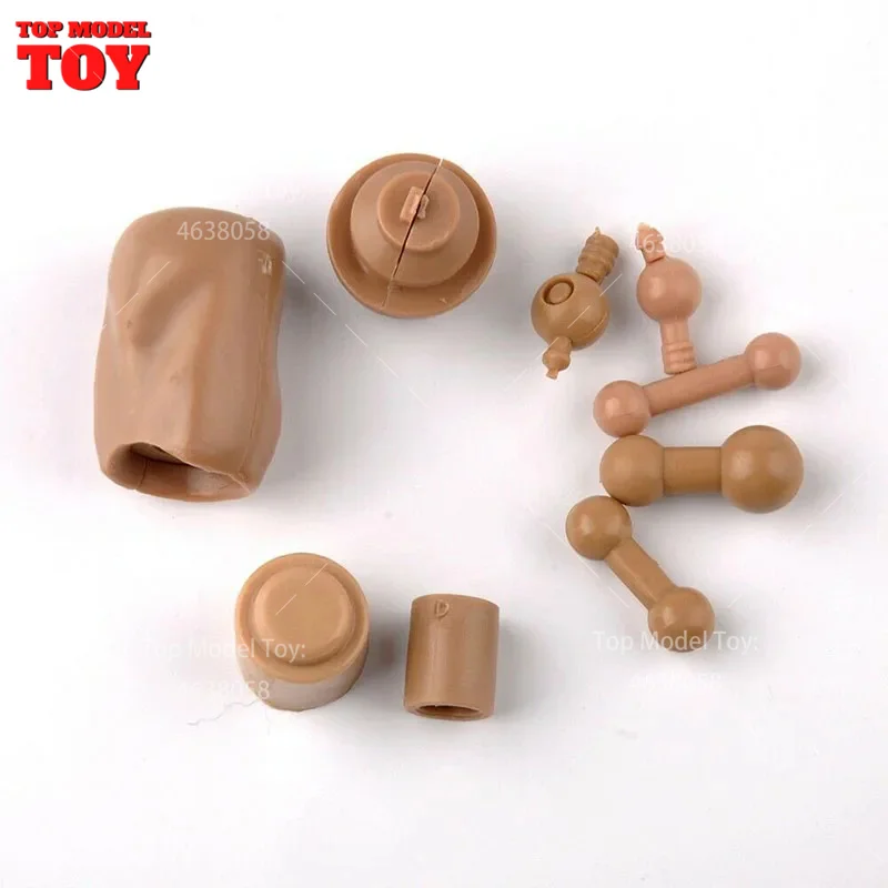 9 Pcs/Set 1/6 Scale Head Carving Neck Foot Body Connector Neck Joint Soldier Accessory Model for 12