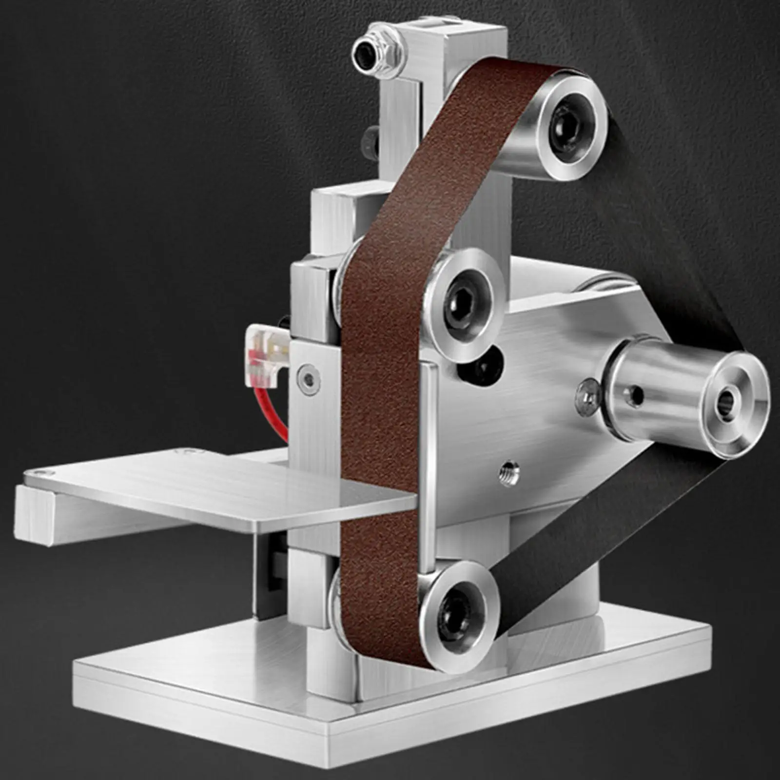 

Electric Mini Belt Sander Electric Sharpening Bench Grinding Sanding Machine.Table Polisher for DIY Craft