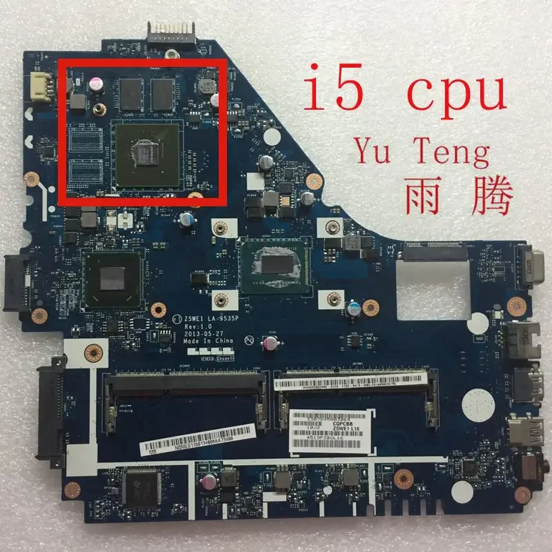 

For Acer Aspire E1-570 E1-570G Laptop Motherboard With SR0XL i5-3337u LA-9535P 100% tested shipping