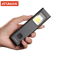 ATuMan New Flashlights Camping Cycling Equipment Hanging Lantern Emergency Torch Light Zoomable LED Rechargeable Flashlights