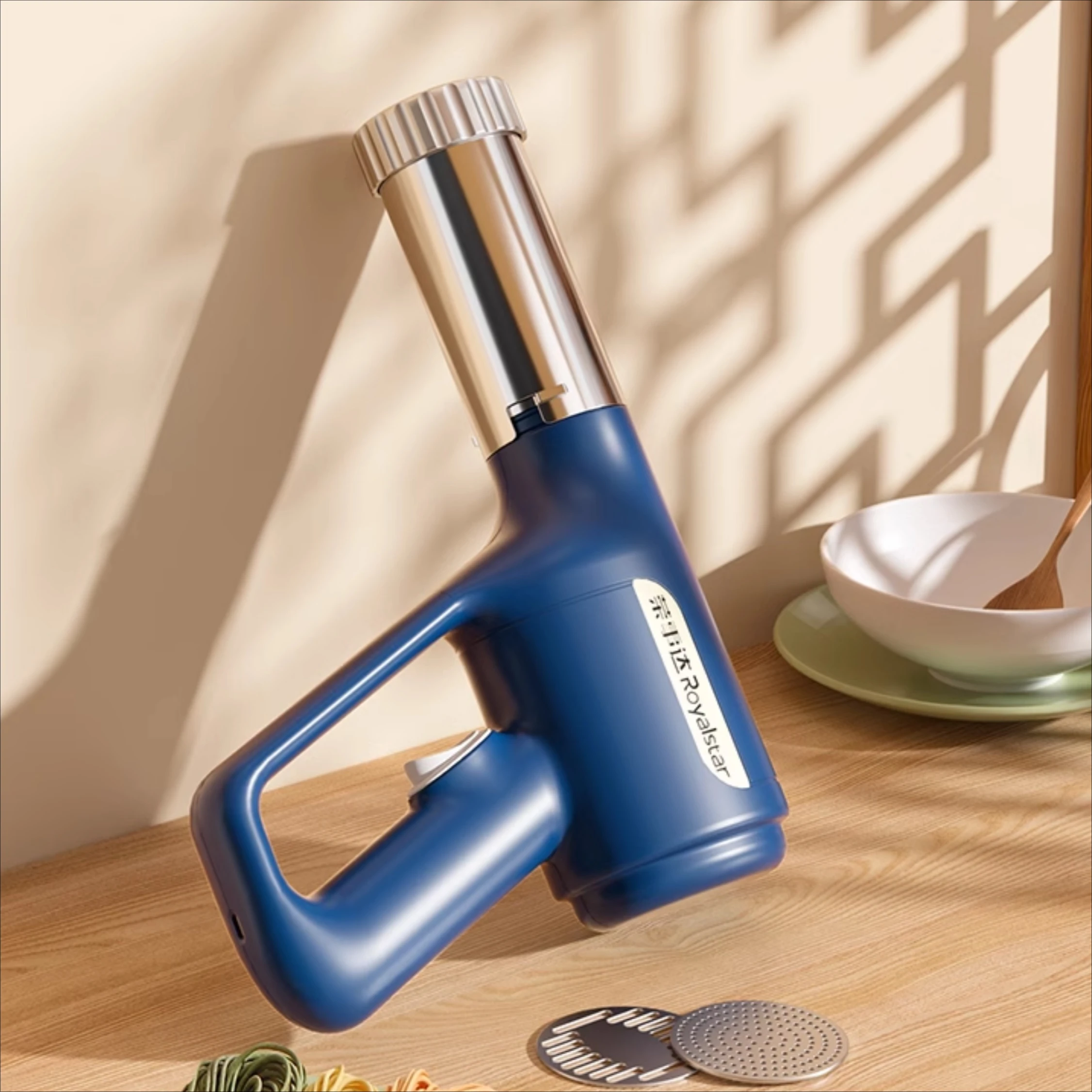 

Rongshida Handheld Noodle Machine Household Portable Noodle Press Fully Automatic Small Electric Cupping Machine 2025 New