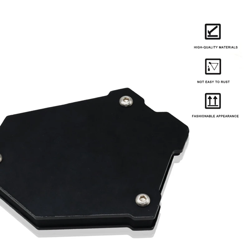 Motorcycle Kickstand Foot Side Stand Extension Pad Support Plate For Kawasaki KLR 650 KLR650 2021 2022