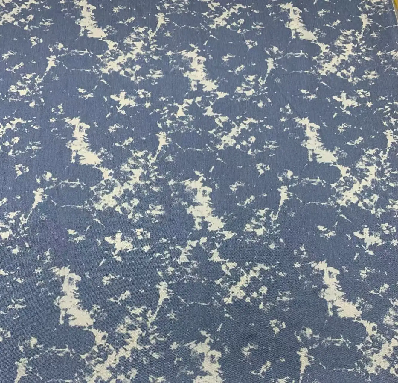 Versatile Thickened Jacquard Washed Denim Fabric for DIY Sewing - Suitable for Dresses Bags Pants Hats