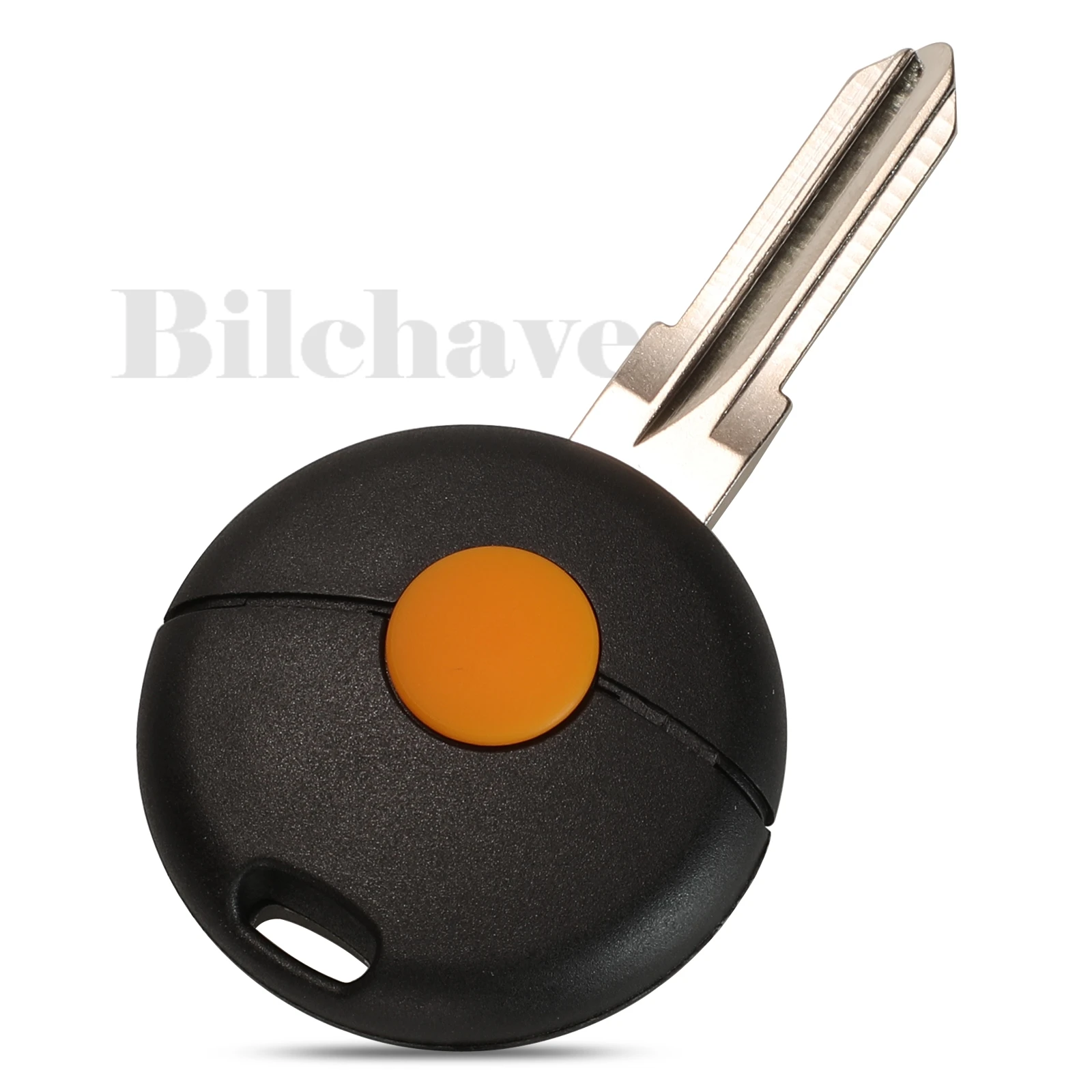jingyuqin For Mercedes Benz Smart Fortwo Cabrio City Cross Fob Remote Car Key Shell Case Uncut Blade Replacement 1 Button