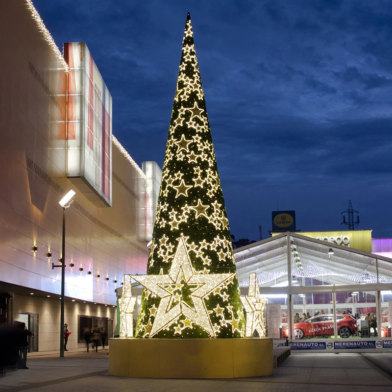 

Outdoor Waterproof PVC Artificial Giant 10m Christmas Tree Giant for Christmas Decoration