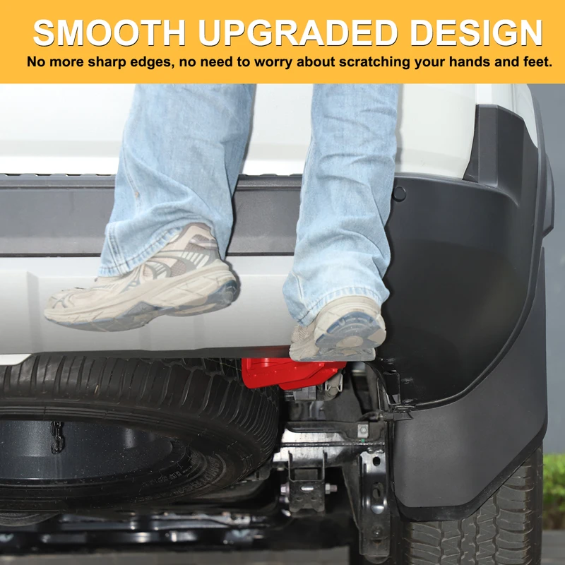 

For 24-26 Toyota Land Cruiser Prado LC250 Lexus GX550 Carbon Steel Black Car Rear Bumper Bottom Trailer Ring Car Accessories