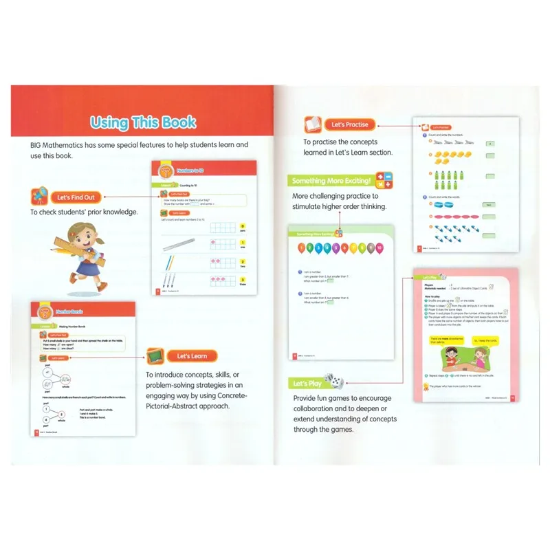 sap-big-mathematics-manuale-e-quaderno-di-esercizi-gradi-1-6-approccio-cpa-modellazione-del-pensiero-a-colori-originale-in-inglese-importato