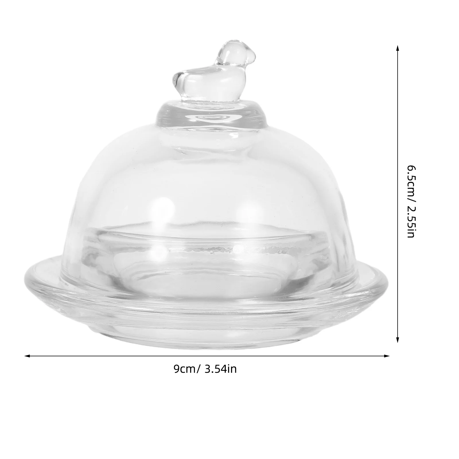 حامل حبر زجاجي غطاء قبة متعدد الوظائف الخط الحبر تخزين طبق الحلوى المنظم طبق زجاجي مزخرف الطلاء خلط السلطانية #4