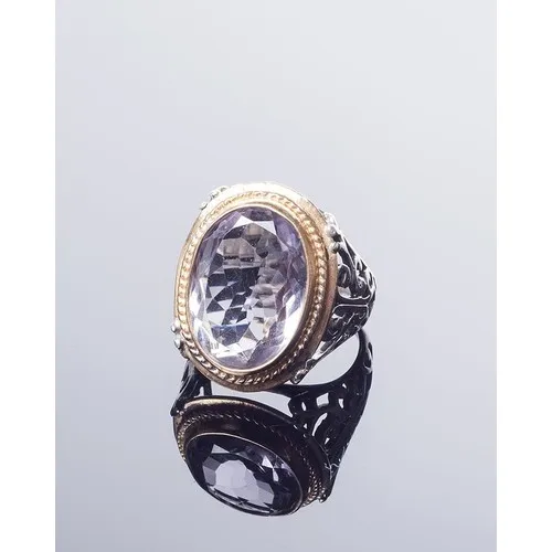 Eysell Jewellery Special Collection Amatrin Cubic Zirconia Men Ring Handwork