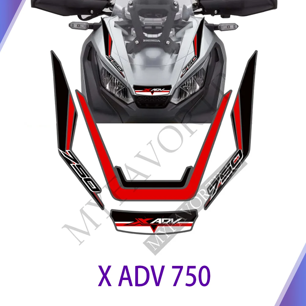 

For HONDA XADV X-ADV 750 Motorcycle Side Panel Stickers Tank Pad Fuel Protector Fairing Emblem sticker windshield