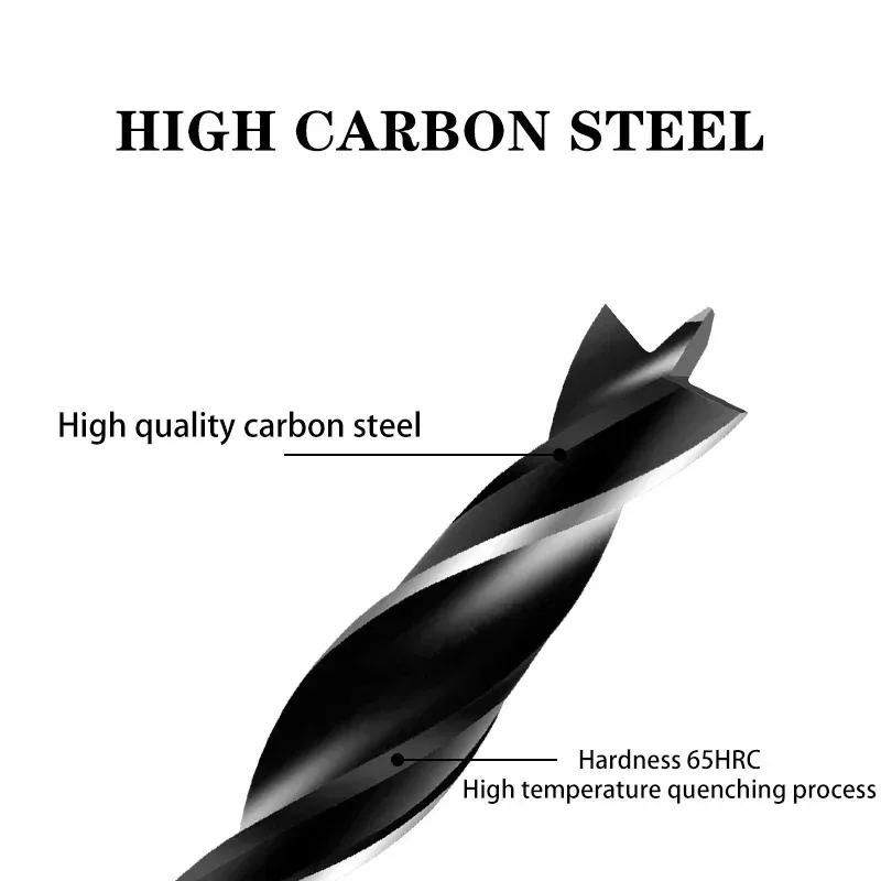 TG High Precision Woodworking Brad-Point Drill Bits for Perfect Holes in Woodworking Projects
