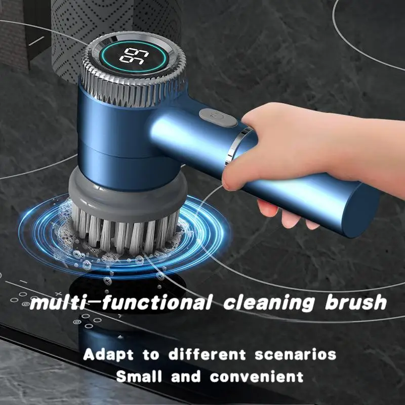 

electric cleaning brush portable Household kitchen cleaning brush Bathroom cleaning electric cleaning brush electric scrubber