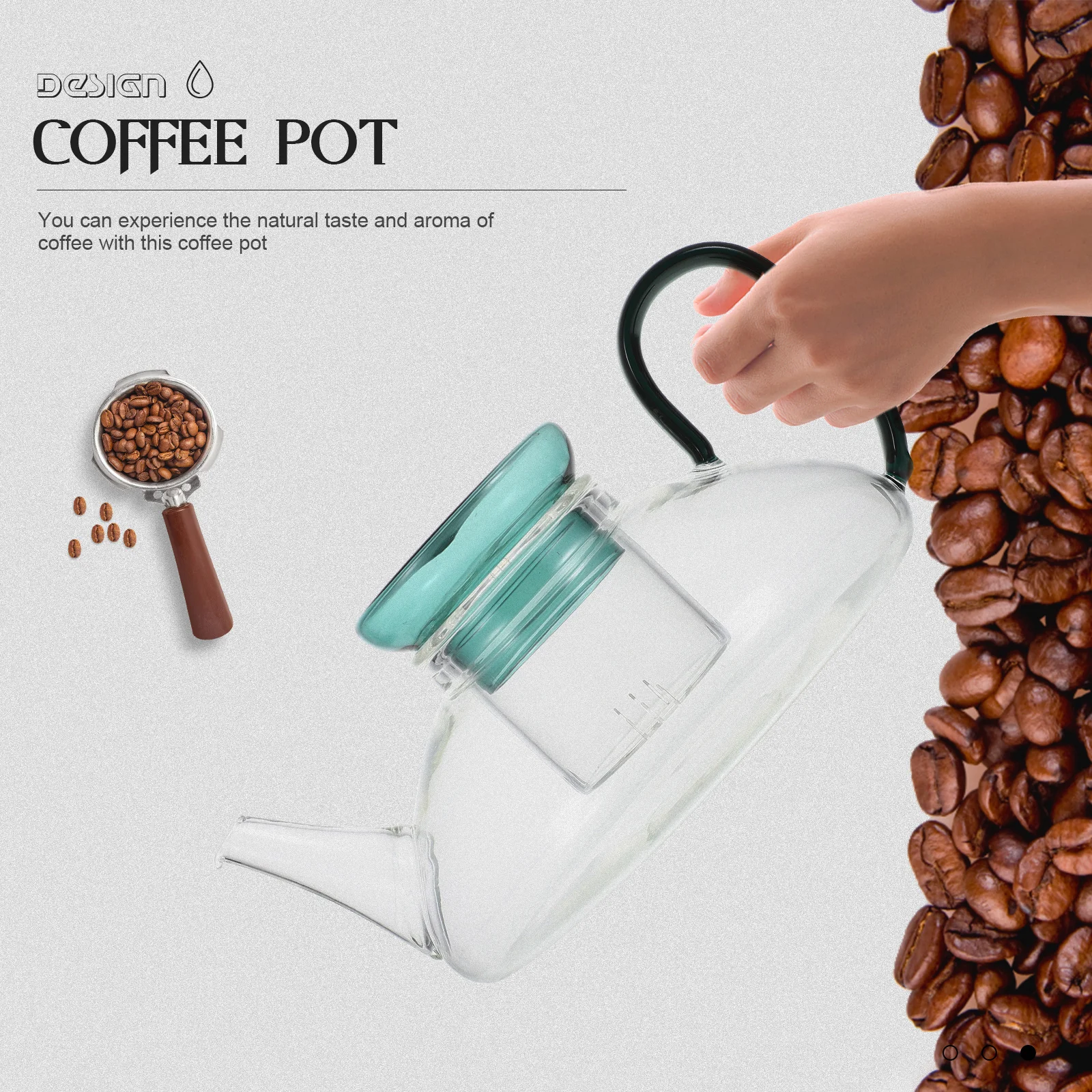

Household Coffee Kettle Coffeepot Helper for Teapot Lightweight Holder Practical Restaurant