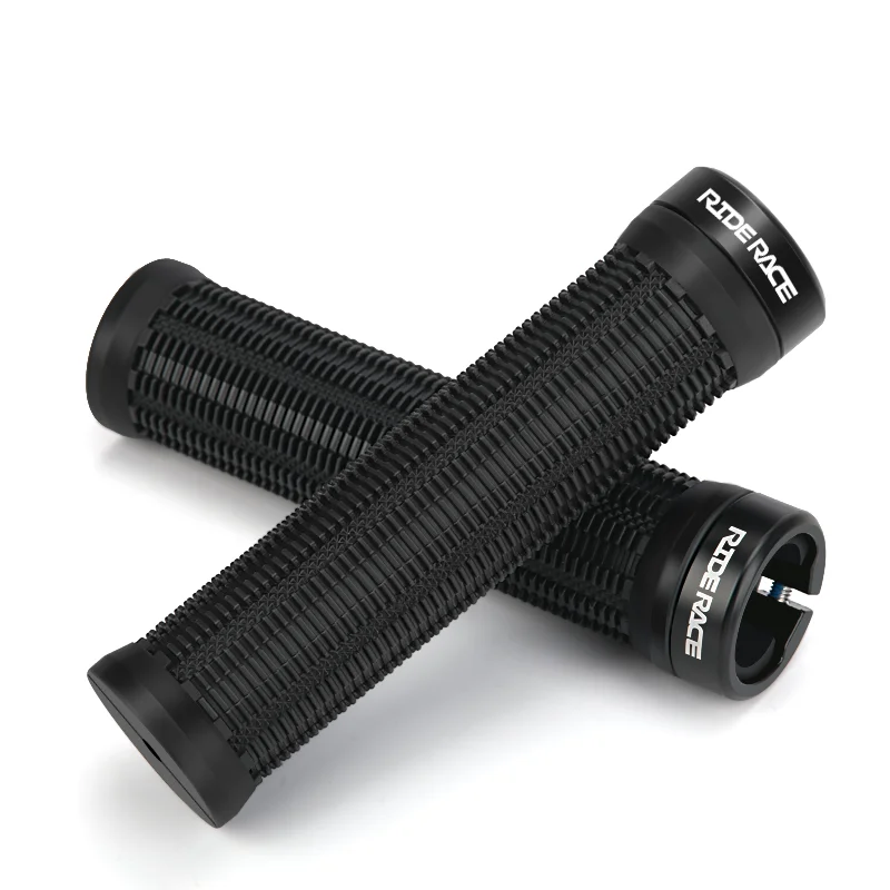AliExpress riderace RIDERACE Mountain Bike Handlebar Grips Anti-Skid Shock-Absorbing Bicycle Handlebar Cover MTB Grips Rubber Ergonomic Comfortable