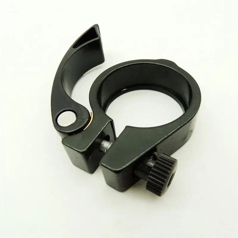 ABXY 38mm Bicycle Folding Clip Alloy Reinforced Bicycle Mounting Clip Round Post Firmware Fixing Clip
