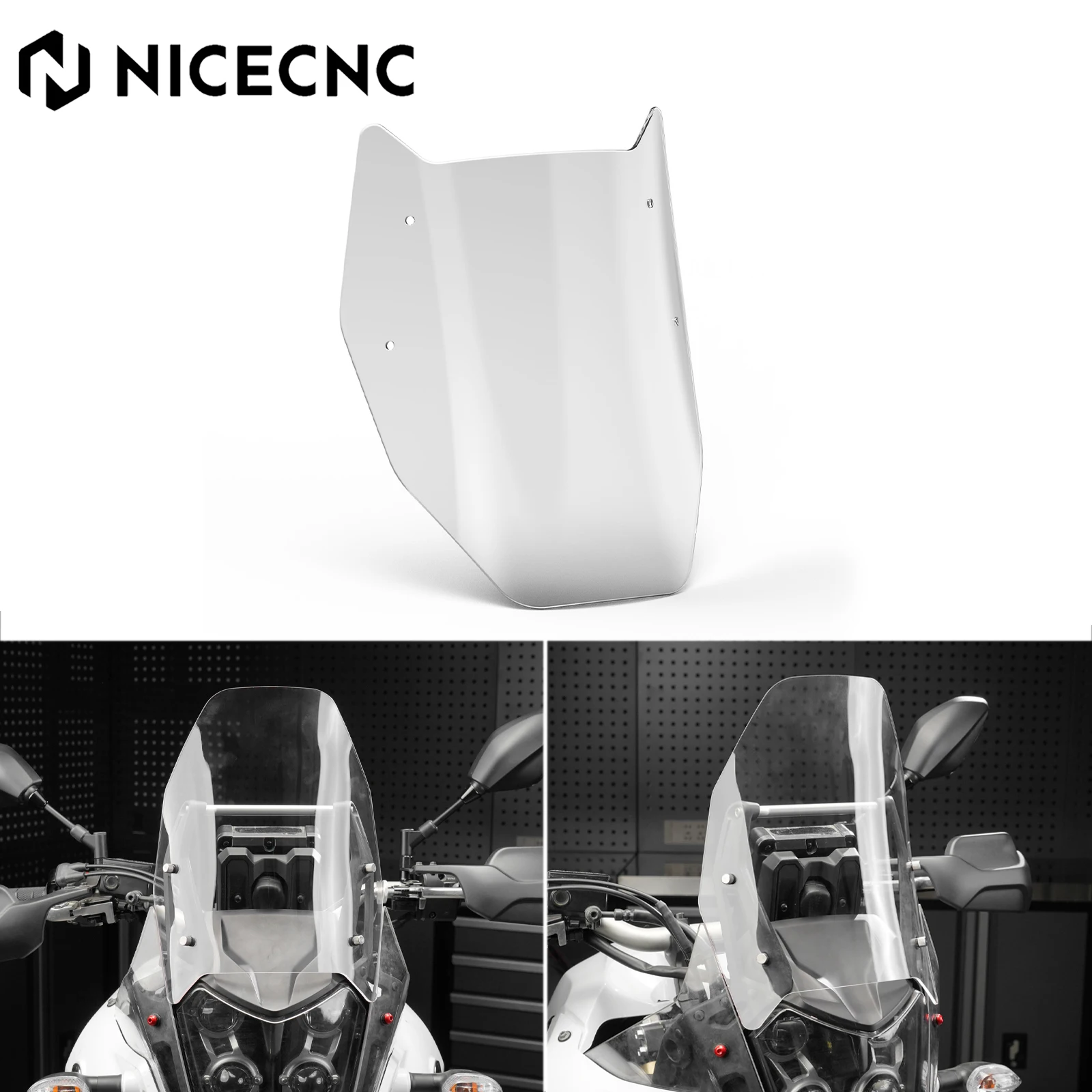 

For Yamaha Tenere 700 XTZ 700 2019-2024 Windshield Windscreen Deflector Tenere700/XTZ700 T700 TENERE700 XTZ 700 T7 Accessories