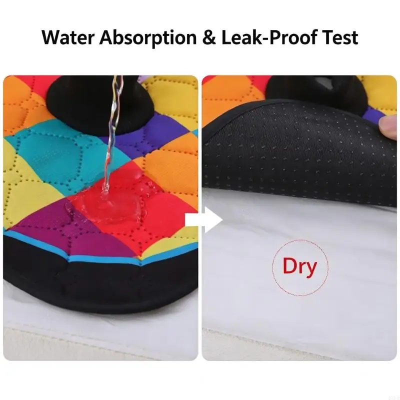 Cushioned Baby Pad Carseat Mat for Hard High-Chair Seating Surfaces