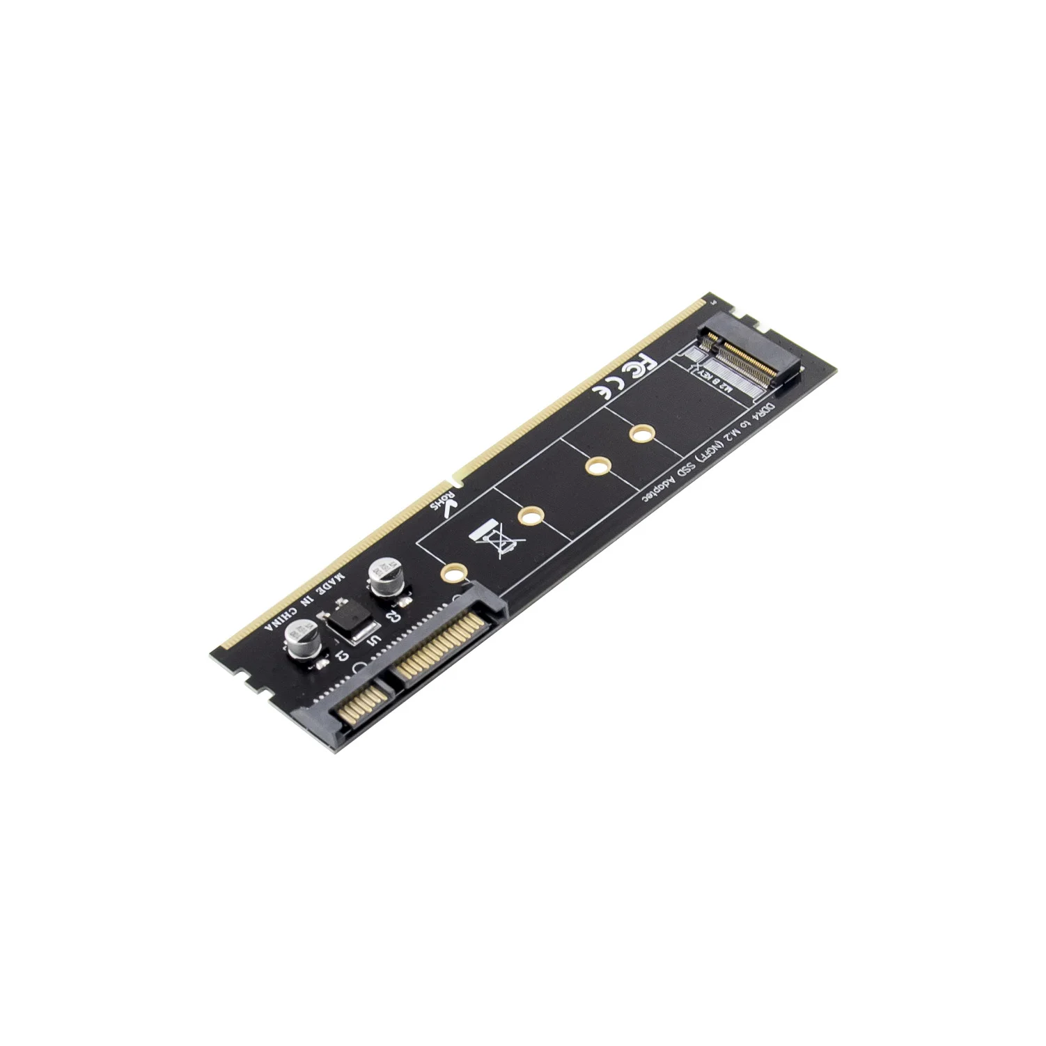 5PCS Sunweit ST521 Factory Mini PCIe M.2 SSD Adapter DDR2 DDR3 DDR4 PCIe NVME M Key B Key M.2 Mini PCIe Adapter