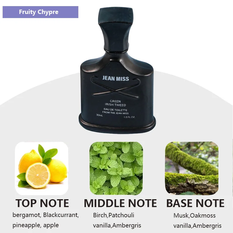 

Долговечный свежий аромат, премиальная туалетная вода 90 мл, мужской парфюмерный набор, комплект из 3 предметов.