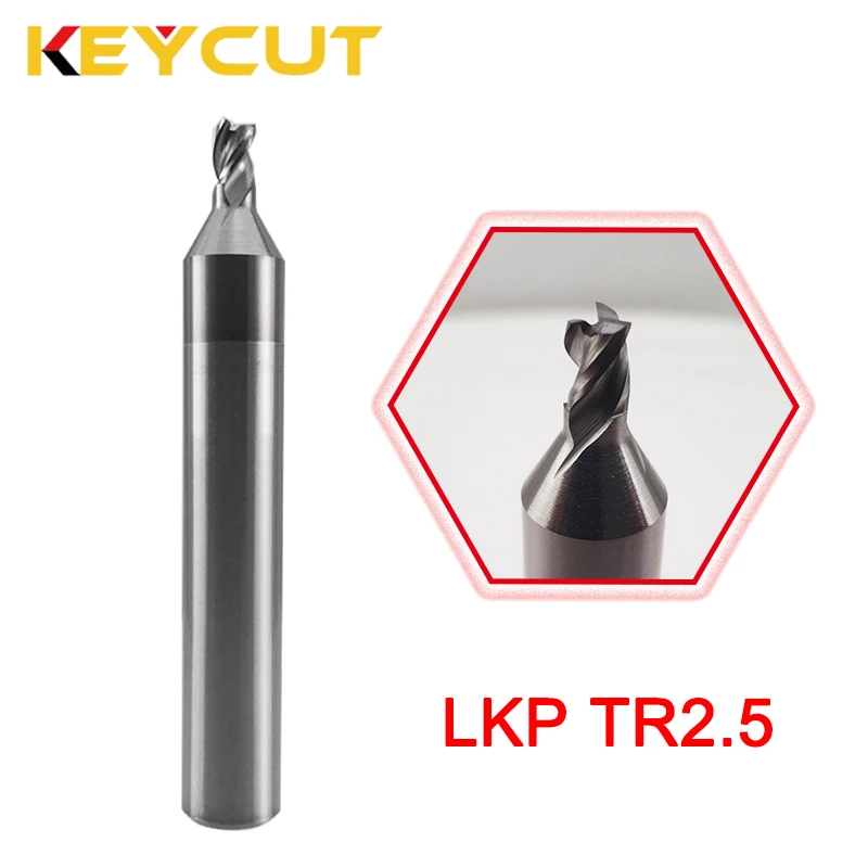 2.5mm LKP TR2.5 Spare Cutter End Mill Cutter Compatible with 3D-Xtreme 3D-Elite LKP Machines