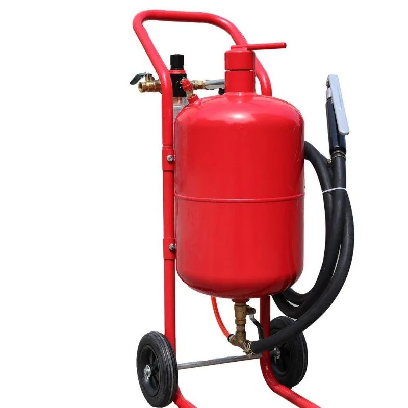 

High-Pressure Cleaner Portable Sandblasting Pot Mobile Dry Manual Sandblasting Polishing Rust Removal Vacuum Sandblaster