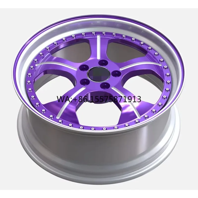 

Колесные диски Purple Wheels с индивидуальным дизайном, 2-составные, кованые, с глубоким ободом, для немецких автомобилей (Aftermarket)