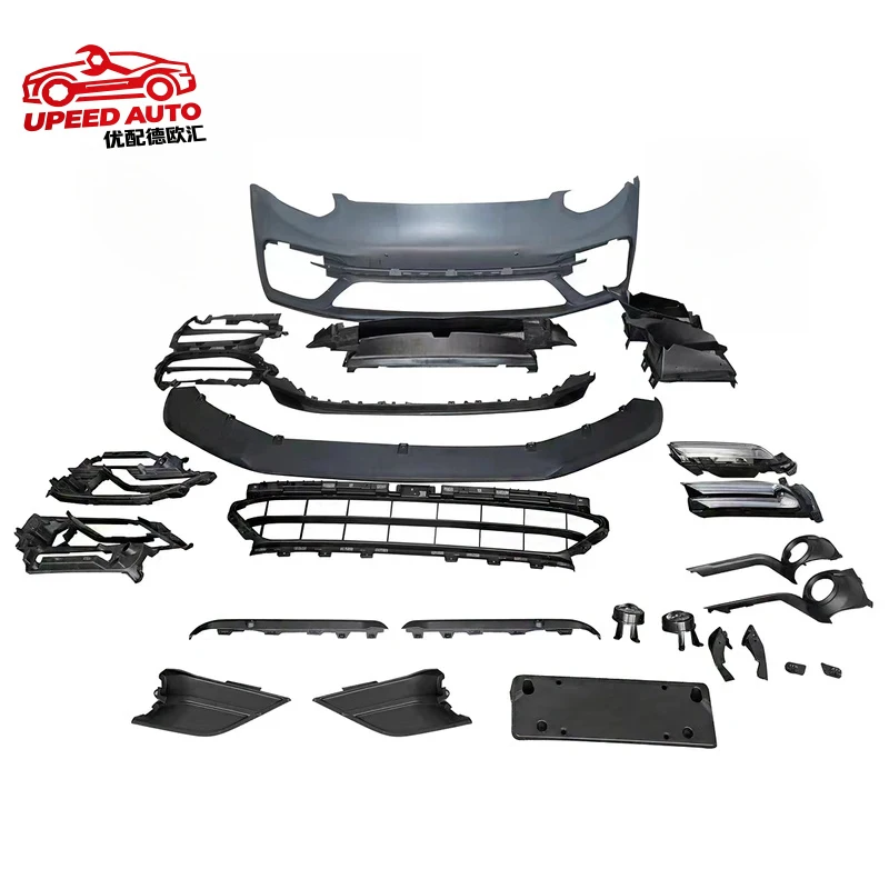 

Suitable for Body Kit Panameras 970.1 970.2 2010-2017 Change to 971.2 2022 Turbos Style Include Front Bumper With Grille