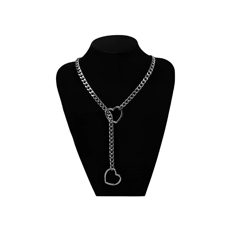 Heart Metal Chain Collar Adult Intimate Toy Role Play SM Accessory Western Punk Exotic Accessories Couple GiftHot