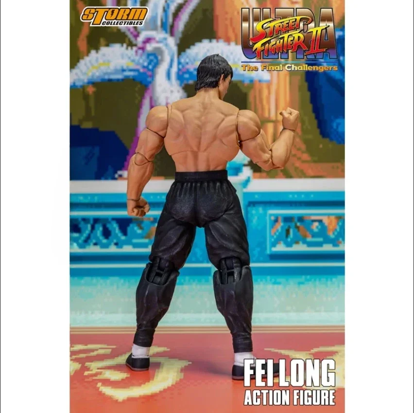 100% Original Storm Toys Ultra Street Fighter II The Final Challengers Fei Long Anime Action Collection Figures Toys In Stock