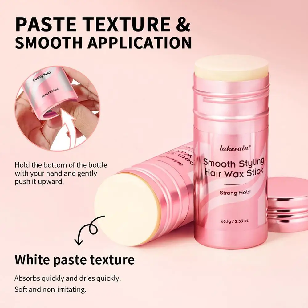 

Воск для волос для женщин и детей, долговечная помада с контролем вьющихся волос, воск для укладки натуральных париков