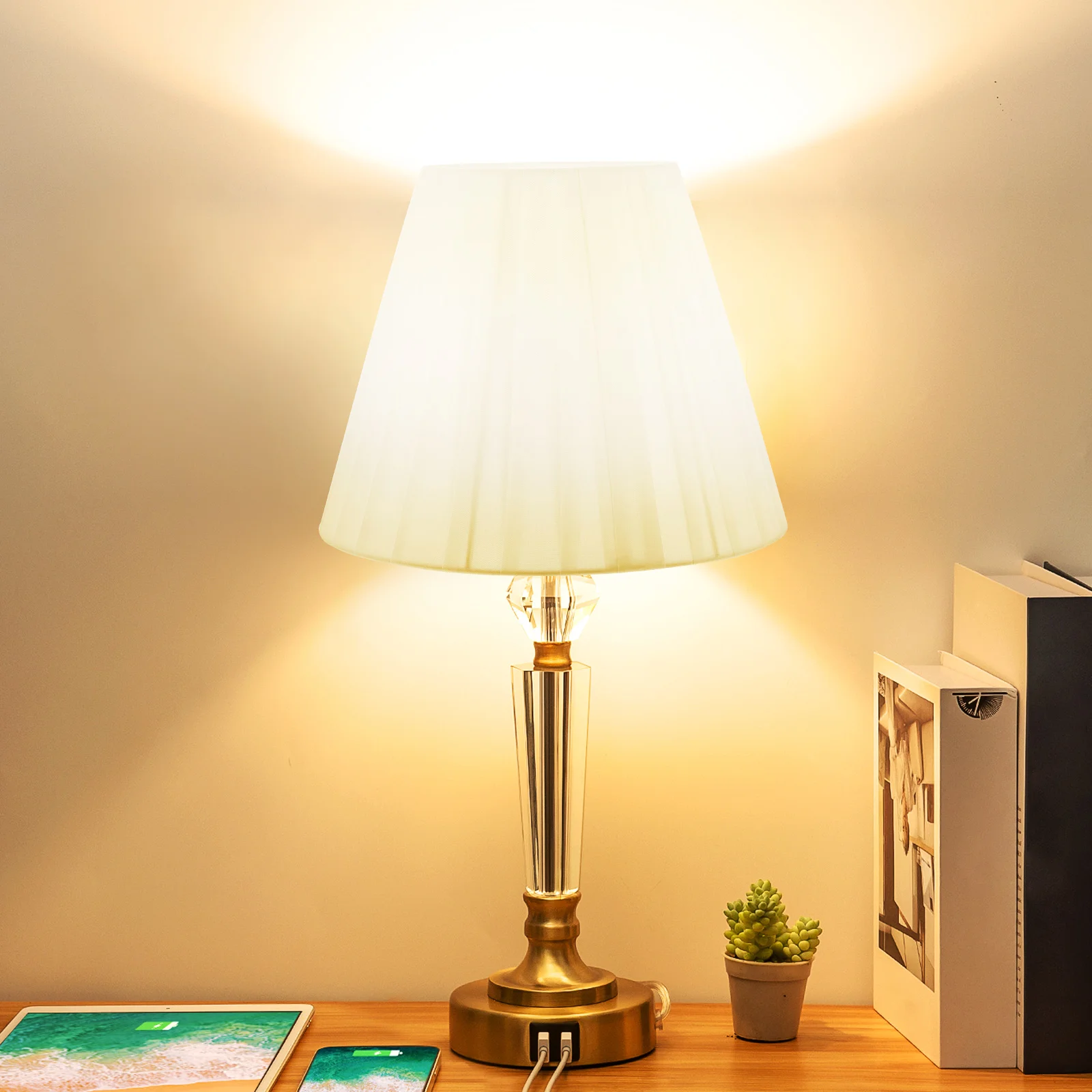 

Pleated Cloth Fabric Lamp Shade Soft Light for Table Desk Bedside Floor Lamp Decorative Replacement Cover